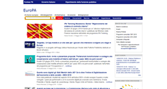 Desktop Screenshot of europa.formez.it