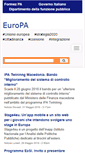 Mobile Screenshot of europa.formez.it